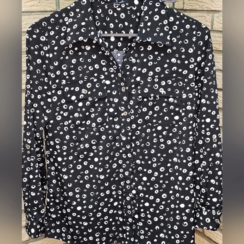 Notations Dress Shirt Sz M
